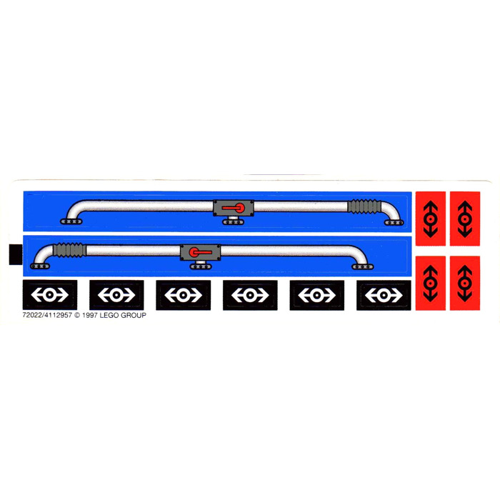 LEGO Sticker Sheet for Set 2126 (72022)