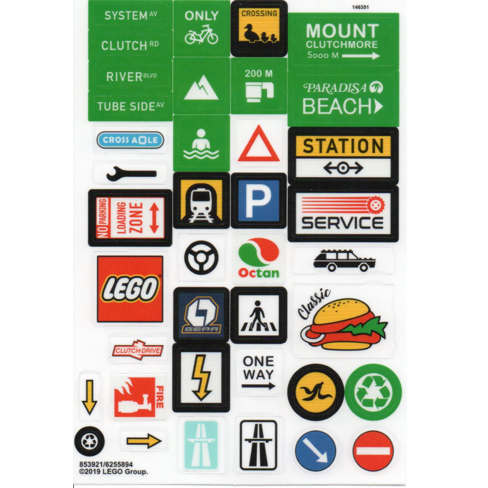 LEGO Sticker Sheet No.3 from 853921
