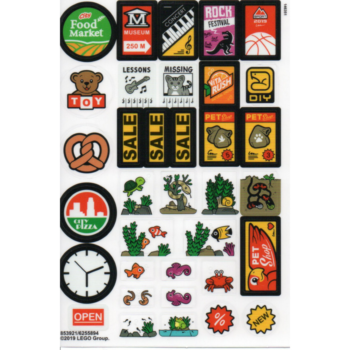 LEGO Sticker Sheet No.2 from 853921