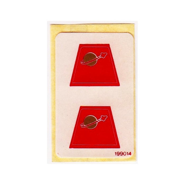 LEGO Classic Space Red Torsos Stickersheet (199014)