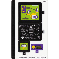 LEGO Sticker Sheet for Set 41454 (39108)