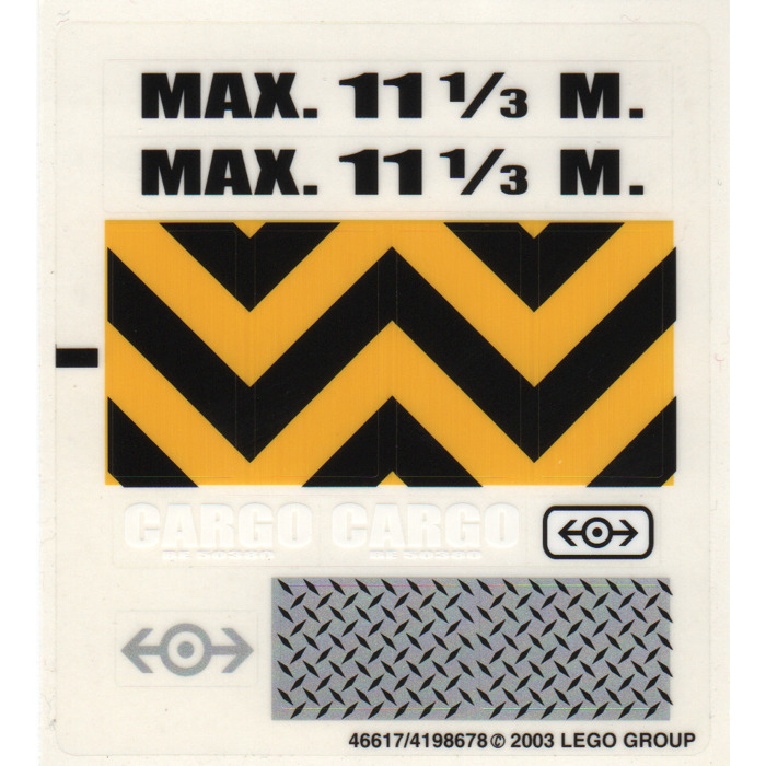 LEGO Sticker Sheet for Set 4514 (46617)