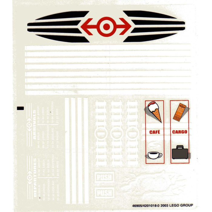 LEGO Sticker Sheet for Set 4513 (46905)