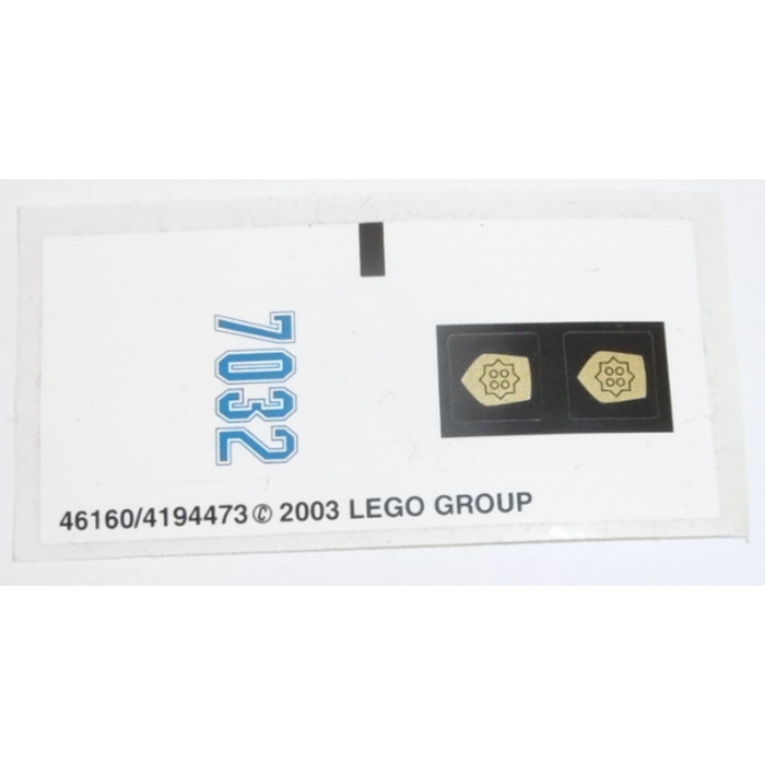 LEGO Sticker Sheet for Set 7032 (46160)