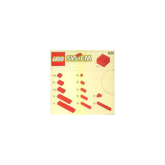 LEGO Extra Bricks in Red Set 634