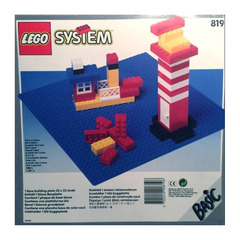 LEGO Blue baseplate Set 819