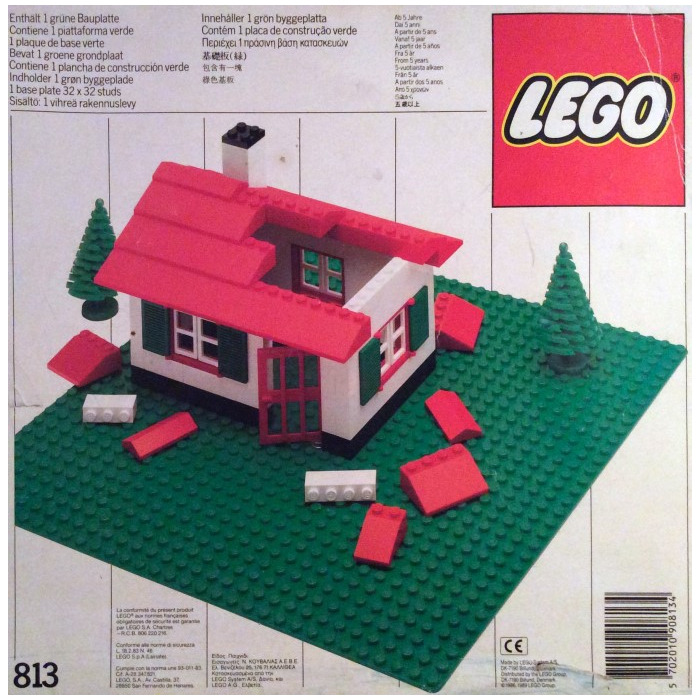 LEGO Baseplate, Green Set 813-1