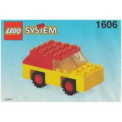 LEGO Red and Yellow Car Set 1606