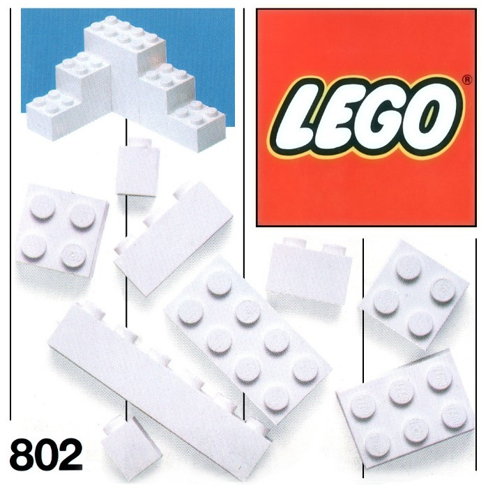 LEGO Extra Bricks White Set 802-2