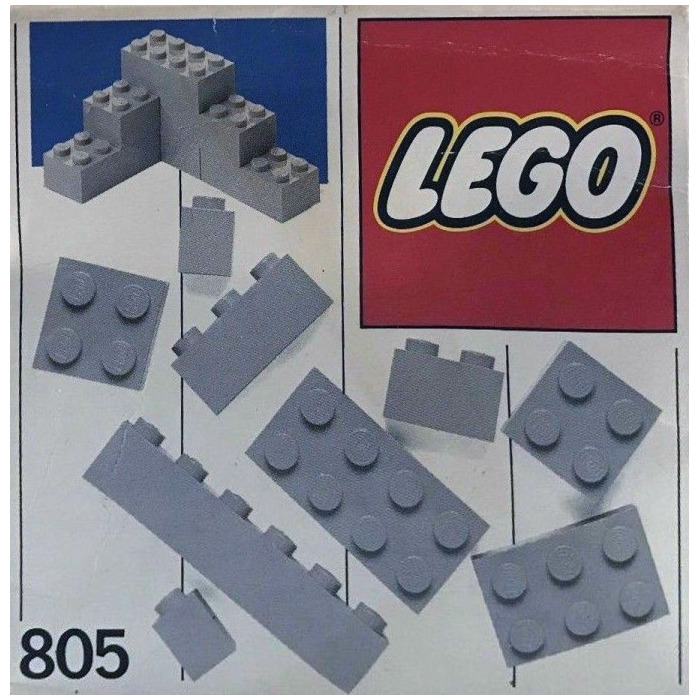 LEGO Extra Bricks Grey Set 805-1