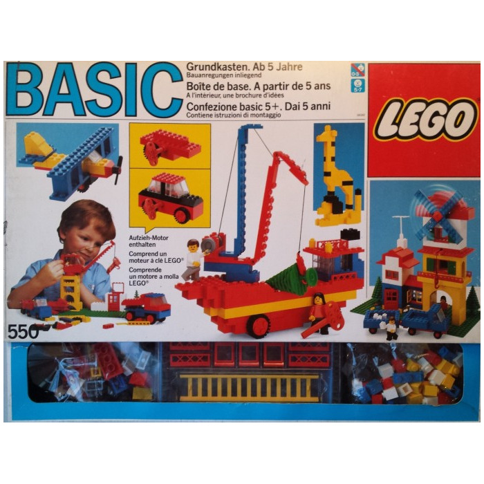 LEGO Basic Building Set, 5+ Set 550-1