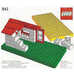 LEGO Baseplates, Green and Yellow Set 841