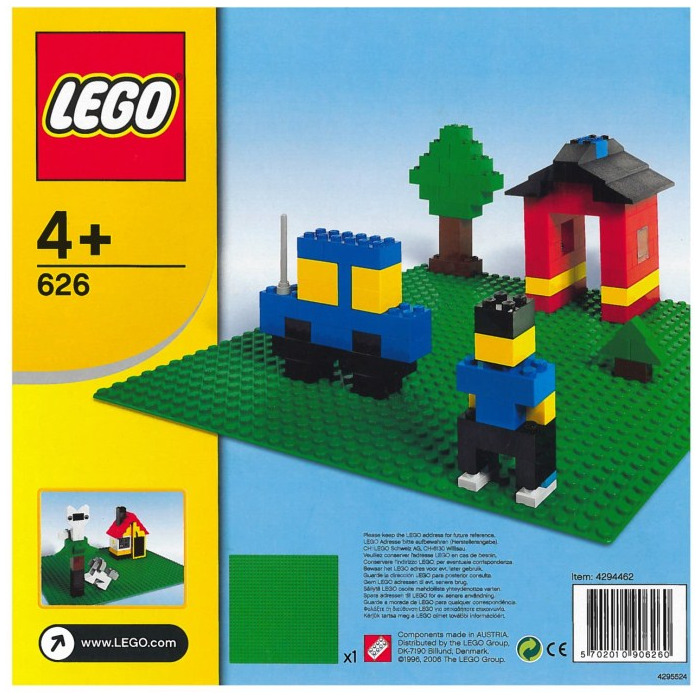 LEGO Building Plate, Green Set 626-1