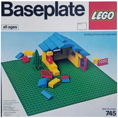 LEGO Baseplate, Green Set 745