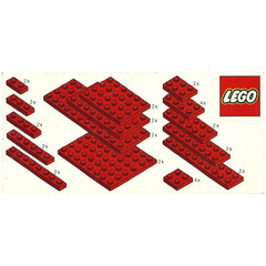LEGO Red Plates Parts Pack Set 820-1