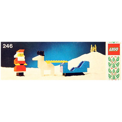 LEGO Santa and Sleigh Set 246-2