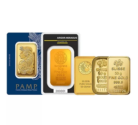 50 Gram Gold Bar