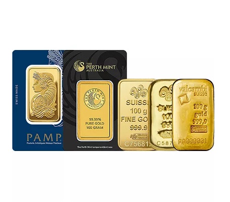 100 Gram Gold Bar