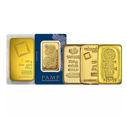250 Gram Gold Bar
