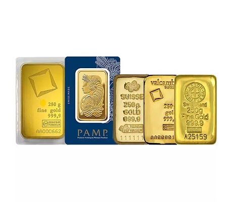 250 Gram Gold Bar