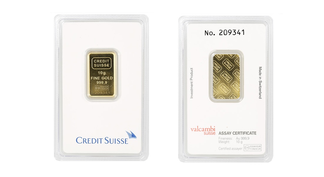 10 Gram Credit Suisse Gold Bar