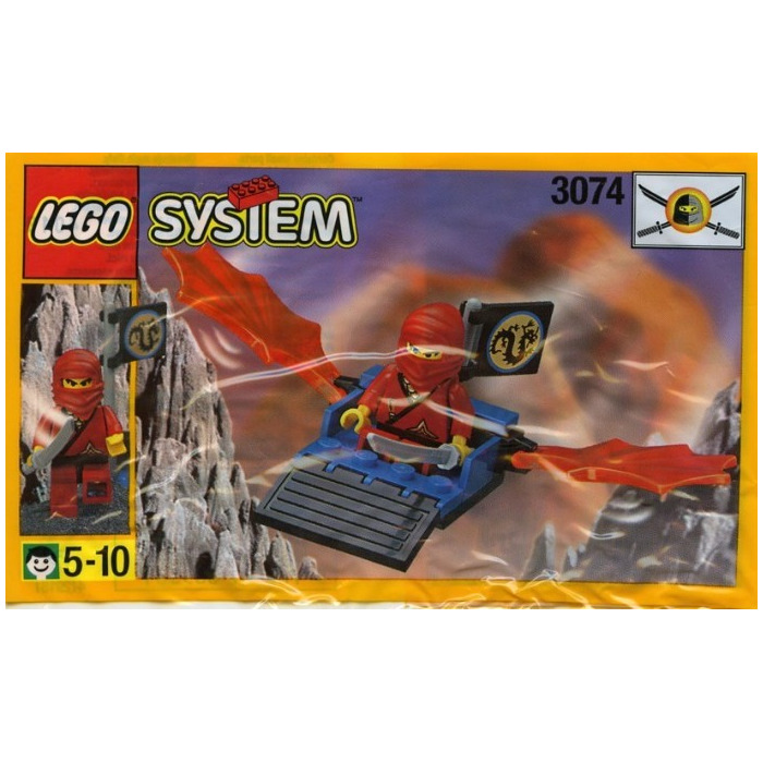 LEGO Red Ninjas Dragon Glider Set 3074