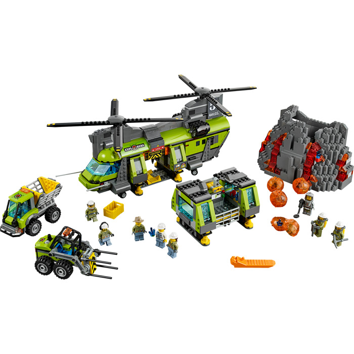 LEGO Volcano Heavy-Lift Helicopter Set 60125