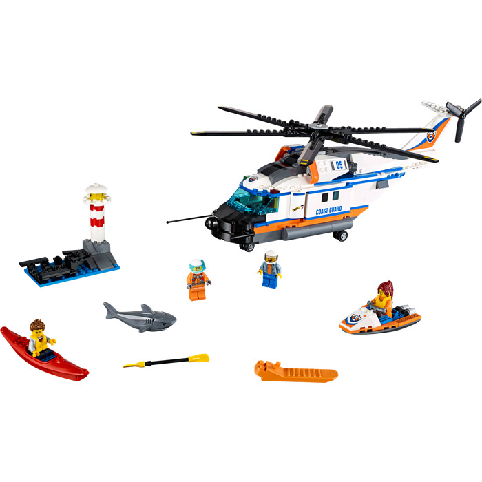 LEGO Heavy-Duty Rescue Helicopter Set 60166
