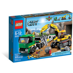 LEGO Excavator Transporter Set 4203
