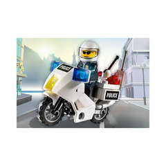 LEGO Police Motorcycle Set (Black/Green Sticker) 7235-1