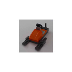 LEGO City Advent Calendar Set 7553-1 Subset Day 20 - Orange Snowmobile