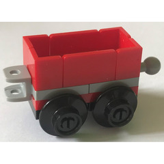 LEGO City Advent Calendar Set 2824-1 Subset Day 19 - Toy Train Car - Red