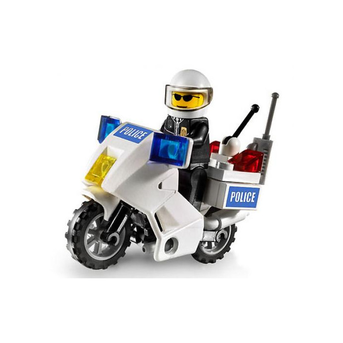 LEGO Police Motorcycle Set (Blue Sticker) 7235-2