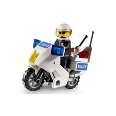 LEGO Police Motorcycle Set (Blue Sticker) 7235-2