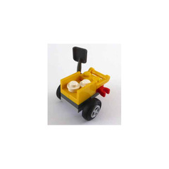 LEGO City Advent Calendar Set 7687-1 Subset Day 17 - Wheelbarrow and Snowballs