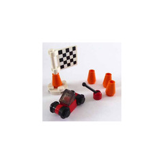 LEGO City Advent Calendar Set 7687-1 Subset Day 20 - RC Car, Cones and Flag