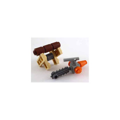 LEGO City Advent Calendar Set 7687-1 Subset Day 22 - Chainsaw, Sawhorse, and Log