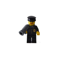 LEGO City Advent Calendar Set 7687-1 Subset Day 7 - Police Officer with Loudhailer / Megaphone