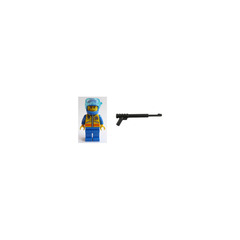 LEGO City Advent Calendar Set 7724-1 Subset Day 13 - Diver and Spear Gun