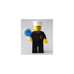 LEGO City Advent Calendar Set 7904-1 Subset Day 16 - Police Officer with Signal Paddle