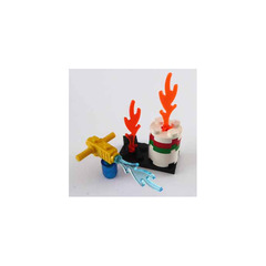 LEGO City Advent Calendar Set 7904-1 Subset Day 23 - Water Cannon and Burning Oil Drum
