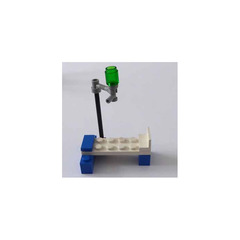 LEGO City Advent Calendar Set 7904-1 Subset Day 8 - Hospital Bed with IV Stand