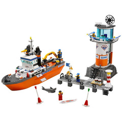 LEGO Coast Guard Patrol Boat & Tower Set 7739