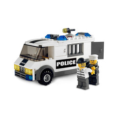 LEGO Prisoner Transport Set (Black/Green Sticker) 7245-1