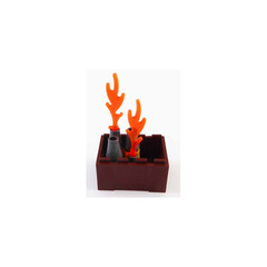 LEGO City Advent Calendar Set 7907-1 Subset Day 3 - Crate with Burning Cylinders