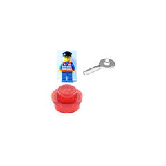 LEGO City Advent Calendar Set 7324-1 Subset Day 12 - Train Worker