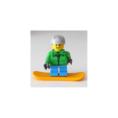 LEGO City Advent Calendar Set 60155-1 Subset Day 2 - Snowboarder