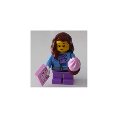 LEGO City Advent Calendar Set 60099-1 Subset Day 19 - Girl with Music Player and Cupcake