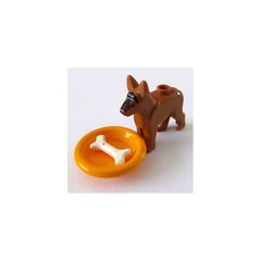 LEGO City Advent Calendar Set 60063-1 Subset Day 15 - Dog with Bone and Food Fish