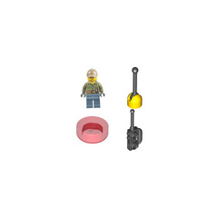 LEGO City Advent Calendar Set 60133-1 Subset Day 13 - Volcano Worker with Remote Control
